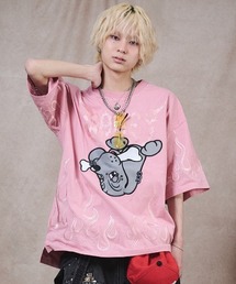 A'GEM/9 × .kom 『GALFY/ガルフィー』 /薔薇ハート Tシャツ（Tシャツ