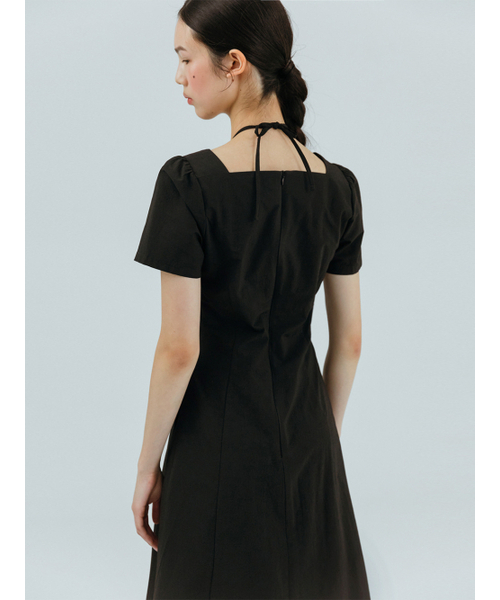 ETMON(エトモン)の「Halter-Neck Shirring Dress, Black(ワンピース・レディース・その他・S/M)」の5枚目の写真