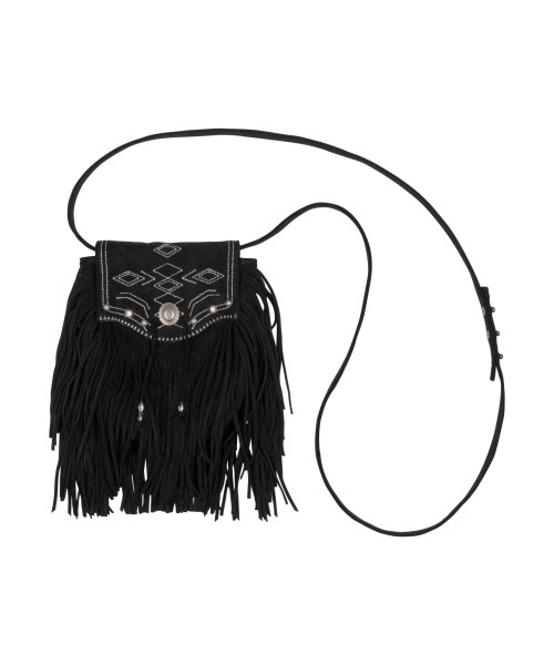 THECOLDESTMOMENT(ザコールデストモーメント)の「TCM fringe mini bag (black)(メッセンジャーバッグ・レディース・その他・ONE SIZE)」の2枚目の写真