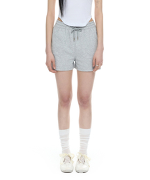 MARDMARD（マードマード）の「ポケットポイントスウェットショーツ-メランジグレー（その他パンツ）」