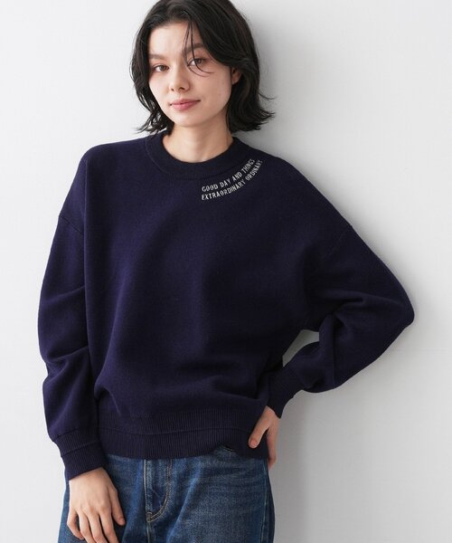 セール】【ユニセックス/洗える】ロゴ刺繍入りコットンジャカード