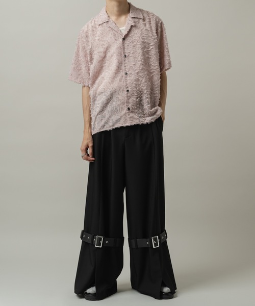 CASPER JOHN(キャスパージョン)の「Fringe sheer shirts/フリンジシアーシャツ(シャツ/ブラウス・メンズ・ブラック/グリーン/ライトグレー/ピンク・MEDIUM/LARGE/SMALL/X-SMALL)」の22枚目の写真