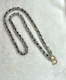 Dormiir（ドルミール）の「【Dormiir】ツイードチェーンスマホショルダーストラップ（スマホグッズ）」