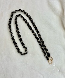 Dormiir（ドルミール）の「【Dormiir】ツイードチェーンスマホショルダーストラップ（スマホグッズ）」