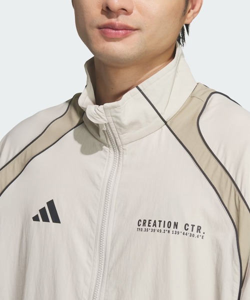 adidas(アディダス)の「adidas/アディダス トラックジャケット ジャージ BRAND LOVE ルーズフィット ライトウーブン フルジップジャケット セットアップ対応 NEC14(その他アウター・メンズ・ブラック/ベージュ・M/L/XL/2XL/3XL)」の14枚目の写真