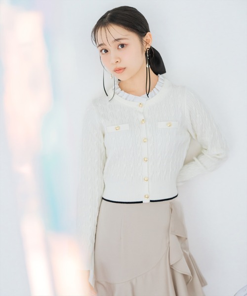 WILLSELECTION(ウィルセレクション)の「アシメラッフルサテンスカート(スカート・レディース・チャコールグレー/ピンク/ベージュ・FREE)」の19枚目の写真