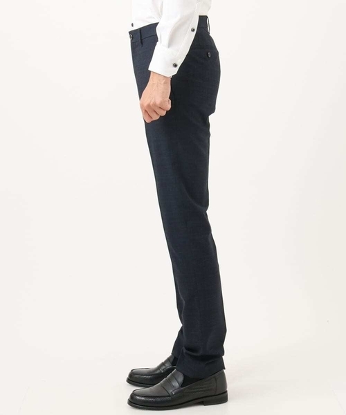MICHEL KLEIN HOMME (ミッシェルクランオム)の「【セットアップ】3ピース対応スラックスパンツ(スラックス・メンズ・グレー/ネイビー・MEDIUM/LARGE/X-LARGE)」の15枚目の写真