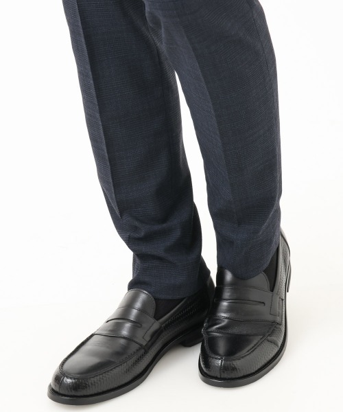 MICHEL KLEIN HOMME (ミッシェルクランオム)の「【セットアップ】3ピース対応スラックスパンツ(スラックス・メンズ・グレー/ネイビー・MEDIUM/LARGE/X-LARGE)」の4枚目の写真