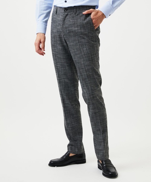 MICHEL KLEIN HOMME (ミッシェルクランオム)の「【セットアップ】3ピース対応スラックスパンツ(スラックス・メンズ・グレー/ネイビー・MEDIUM/LARGE/X-LARGE)」の13枚目の写真
