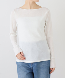 La TOTALITE | 【洗える】ニュアンステレコカフスカットソー(Tシャツ/カットソー)