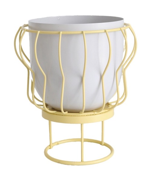 MILLION CARATS(ミリオンカラッツ)の「《neulo》 ワイヤーの抜け感で空間を軽やかに彩る!植物をアートのように楽しむ2WAYミニポット(フォトフレーム・レディース・イエロー/ピンク/ブルー・FREE)」の19枚目の写真