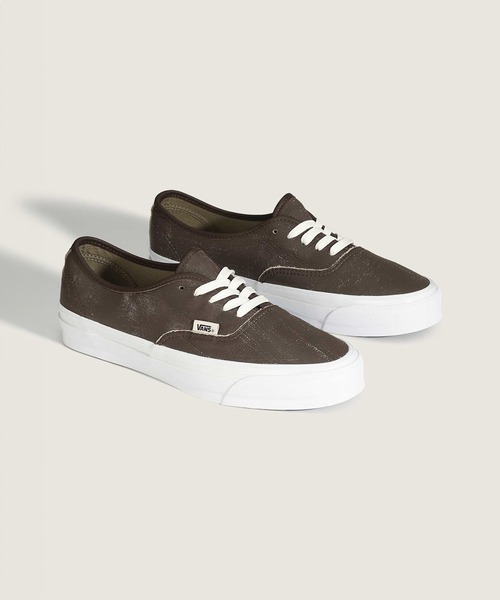 VANS(バンズ)の「VANS PREMIUM オーセンティック エイジドレザー / LX Authentic 44 Aged Leather T VN000D9N2PR1(スニーカー・メンズ・ダークブラウン・10/7.5/12/11/10.5/9.5/9/8.5/8/11.5)」の2枚目の写真