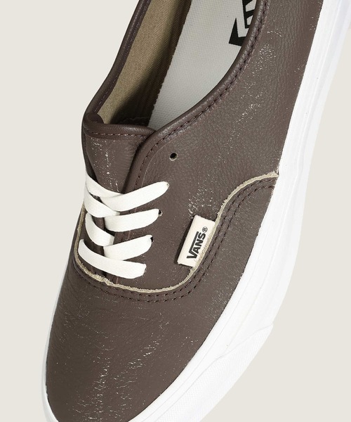 VANS(バンズ)の「VANS PREMIUM オーセンティック エイジドレザー / LX Authentic 44 Aged Leather T VN000D9N2PR1(スニーカー・メンズ・ダークブラウン・10/7.5/12/11/10.5/9.5/9/8.5/8/11.5)」の5枚目の写真