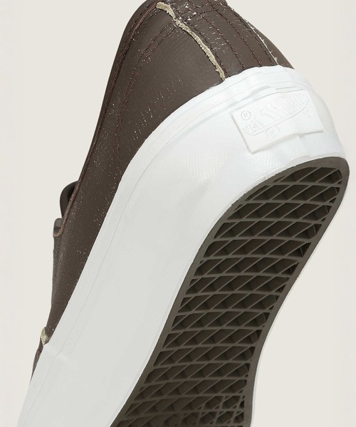 VANS(バンズ)の「VANS PREMIUM オーセンティック エイジドレザー / LX Authentic 44 Aged Leather T VN000D9N2PR1(スニーカー・メンズ・ダークブラウン・10/7.5/12/11/10.5/9.5/9/8.5/8/11.5)」の6枚目の写真