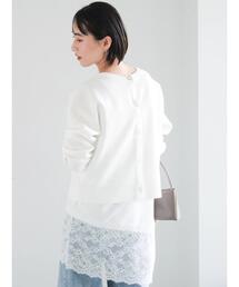 前後2WAYスウェットライクニット