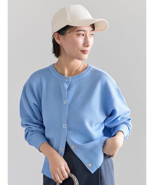 Te chichi（テチチ）の「前後2WAYスウェットライクニット（ニット/セーター・レディース・ブラック/グレー/ブルー/オフホワイト・F）」の5枚目の写真