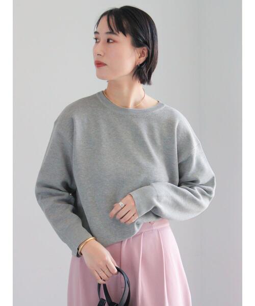 Te chichi（テチチ）の「前後2WAYスウェットライクニット（ニット/セーター・レディース・ブラック/グレー/ブルー/オフホワイト・F）」の9枚目の写真