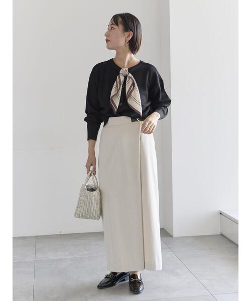 Te chichi（テチチ）の「前後2WAYスウェットライクニット（ニット/セーター・レディース・ブラック/グレー/ブルー/オフホワイト・F）」の10枚目の写真