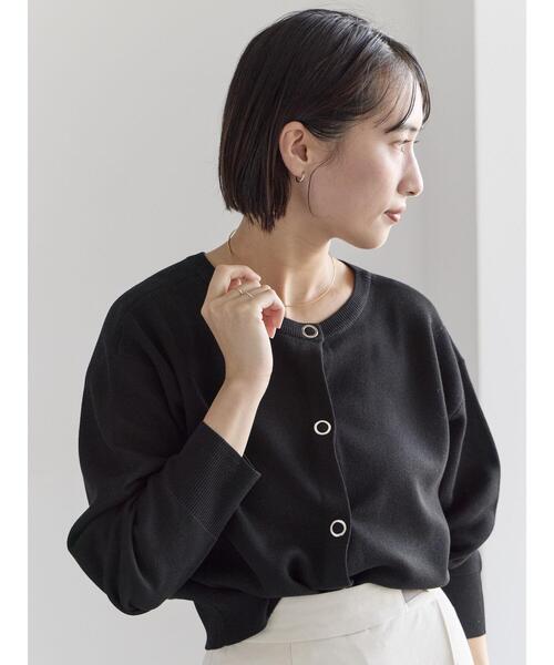 Te chichi（テチチ）の「前後2WAYスウェットライクニット（ニット/セーター・レディース・ブラック/グレー/ブルー/オフホワイト・F）」の14枚目の写真