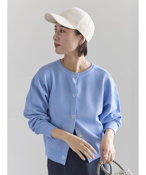 Te chichi（テチチ）の「前後2WAYスウェットライクニット（ニット/セーター・レディース・ブラック/グレー/ブルー/オフホワイト・F）」の17枚目の写真