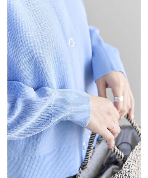 Te chichi（テチチ）の「前後2WAYスウェットライクニット（ニット/セーター・レディース・ブラック/グレー/ブルー/オフホワイト・F）」の22枚目の写真