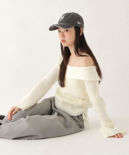 Heather（ヘザー）の「【NEW ERA/ニューエラ】ダメージCAP　632670（キャップ・レディース・ベージュ/ピンク/グレー・ONE SIZE）」の10枚目の写真
