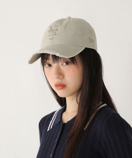 Heather（ヘザー）の「【NEW ERA/ニューエラ】ダメージCAP　632670（キャップ・レディース・ベージュ/ピンク/グレー・ONE SIZE）」の16枚目の写真