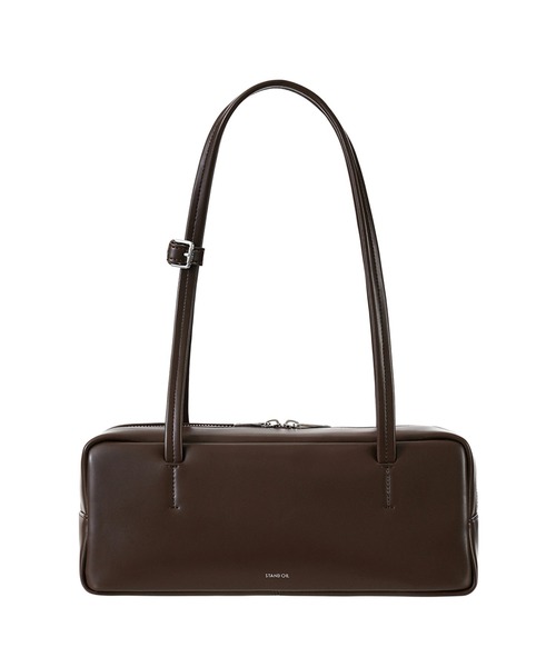 STANDOIL（スタンドオイル）の「STAND OIL/スタンドオイル MORE BAGUETTE BAG ブランドロゴ 2WAYハンドバッグ 2026年春夏（ハンドバッグ・レディース・ブラック/ブラウン/クリーム・FREE）」の2枚目の写真