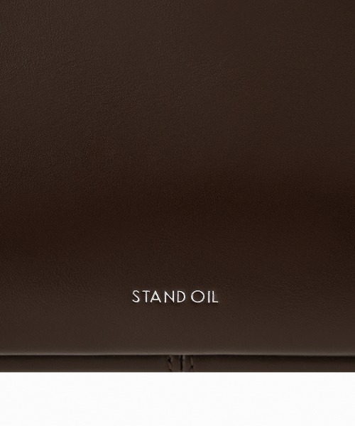 STANDOIL（スタンドオイル）の「STAND OIL/スタンドオイル MORE BAGUETTE BAG ブランドロゴ 2WAYハンドバッグ 2026年春夏（ハンドバッグ・レディース・ブラック/ブラウン/クリーム・FREE）」の17枚目の写真