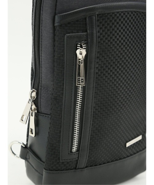 TAKA-Q（タカキュー）の「【斜め掛け】タカキュー ブロックチェック ボディバッグ（ボディバッグ/ウエストポーチ・メンズ・ブラック/ネイビー・FREE）」の13枚目の写真