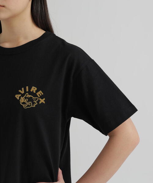 AVIREX(アヴィレックス)の「《WEB&DEPOT限定》TOMCAT T-SHIRT(Tシャツ/カットソー・レディース・ブラック/ピンク/ホワイト/ネイビー・F)」の15枚目の写真