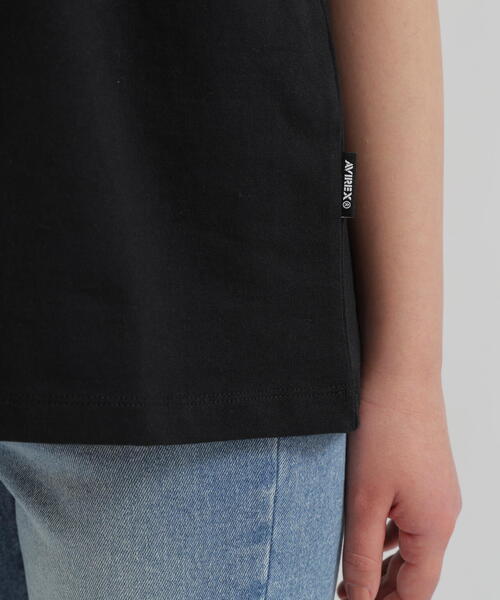 AVIREX(アヴィレックス)の「《WEB&DEPOT限定》TOMCAT T-SHIRT(Tシャツ/カットソー・レディース・ブラック/ピンク/ホワイト/ネイビー・F)」の17枚目の写真