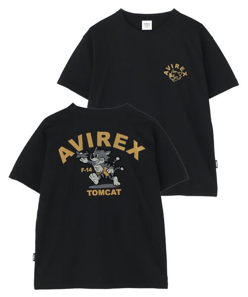 AVIREX(アヴィレックス)の「《WEB&DEPOT限定》TOMCAT T-SHIRT(Tシャツ/カットソー・レディース・ブラック/ピンク/ホワイト/ネイビー・F)」の19枚目の写真