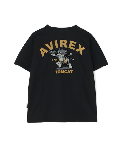 AVIREX(アヴィレックス)の「《WEB&DEPOT限定》TOMCAT T-SHIRT(Tシャツ/カットソー・レディース・ブラック/ピンク/ホワイト/ネイビー・F)」の21枚目の写真