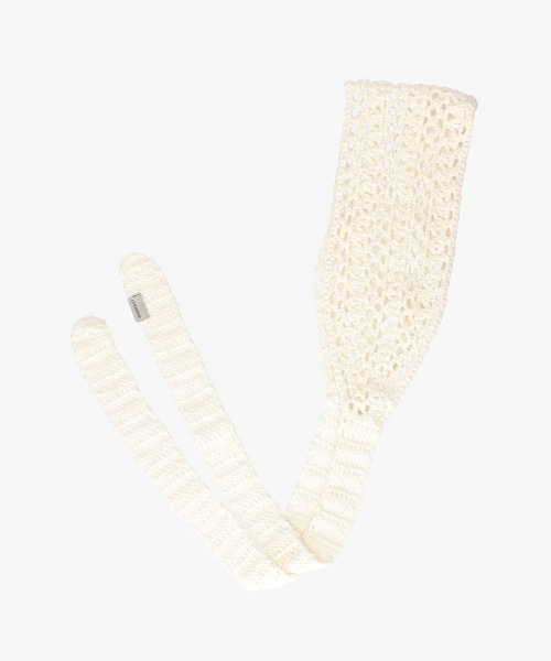 OVERRIDE(オーバーライド)の「OVERRIDE REP CROCHET HAIR BAND / オーバーライド(ヘアバンド・レディース・ブルー/ホワイト/ブラウン・FREE)」の9枚目の写真