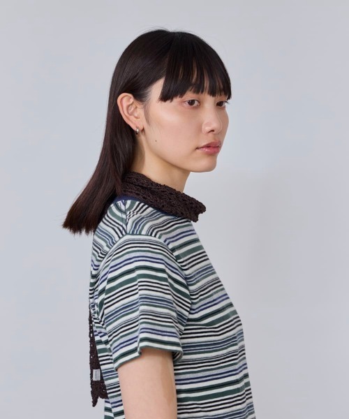 OVERRIDE(オーバーライド)の「OVERRIDE REP CROCHET HAIR BAND / オーバーライド(ヘアバンド・レディース・ブルー/ホワイト/ブラウン・FREE)」の19枚目の写真