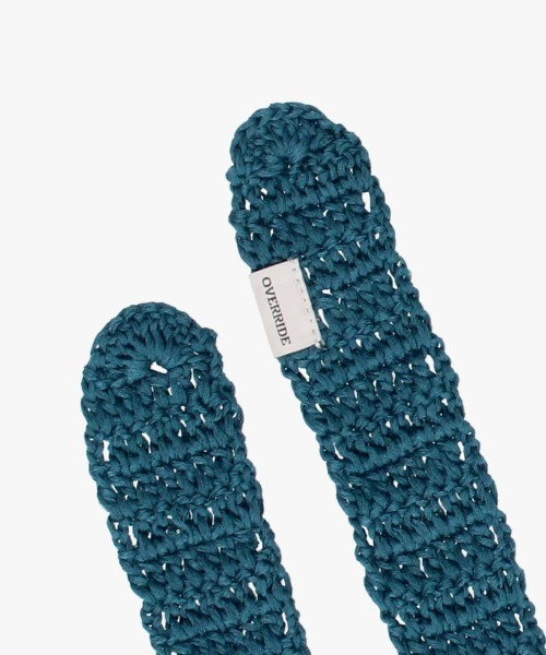 OVERRIDE(オーバーライド)の「OVERRIDE REP CROCHET HAIR BAND / オーバーライド(ヘアバンド・レディース・ブルー/ホワイト/ブラウン・FREE)」の17枚目の写真