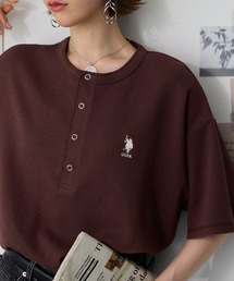 レディースのトップス（ブラウン/茶色系・ボーダー柄）ファッション