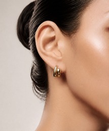 Lyvi（ライビィ）の「Silent Deform Hoop Pierce / 金属アレルギー対応（ピアス（両耳用））」