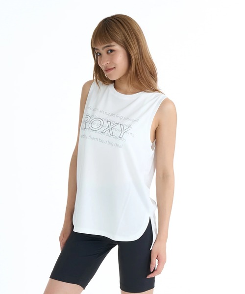 ROXY（ロキシー）の「ROXY ウィメンズ FITNESS GO WITH YOU その他トップス 【2026年春夏モデル】/ロキシーUVカット速乾タンクトップ（タンクトップ・レディース・ブラック/グレー/ライトピンク/ホワイト・SMALL/MEDIUM/LARGE）」の2枚目の写真