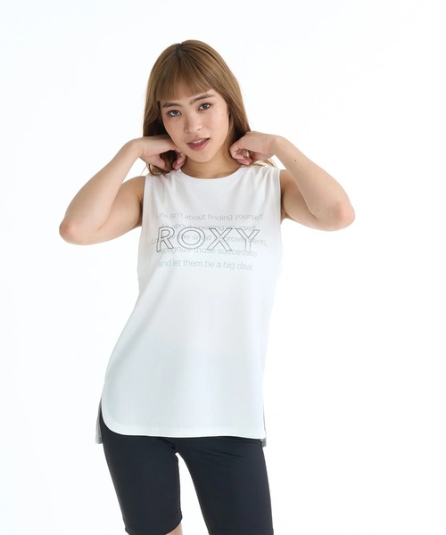 ROXY（ロキシー）の「ROXY ウィメンズ FITNESS GO WITH YOU その他トップス 【2026年春夏モデル】/ロキシーUVカット速乾タンクトップ（タンクトップ・レディース・ブラック/グレー/ライトピンク/ホワイト・SMALL/MEDIUM/LARGE）」の12枚目の写真