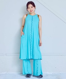 ホルターネックメローワンピース/おとな