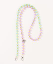 Out n About（アウトナバウト）の「バイカラービーズショルダーストラップ（スマホグッズ）」