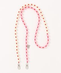 Out n About（アウトナバウト）の「バイカラービーズショルダーストラップ（スマホグッズ）」