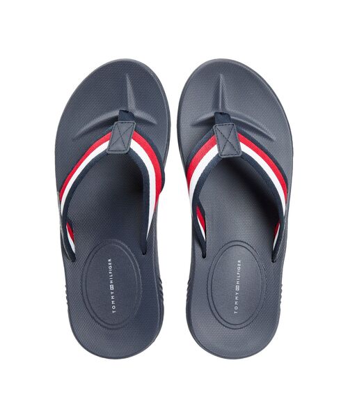 TOMMY HILFIGER（トミーヒルフィガー）の「モルデッドヒルフィガービーチサンダル（サンダル・メンズ・レッド・26.5cm/26cm/25cm）」の3枚目の写真