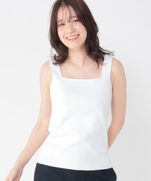 studio CLIP | 14ゲージスクエアニットタンクトップ[プラスサイズあり](タンクトップ)