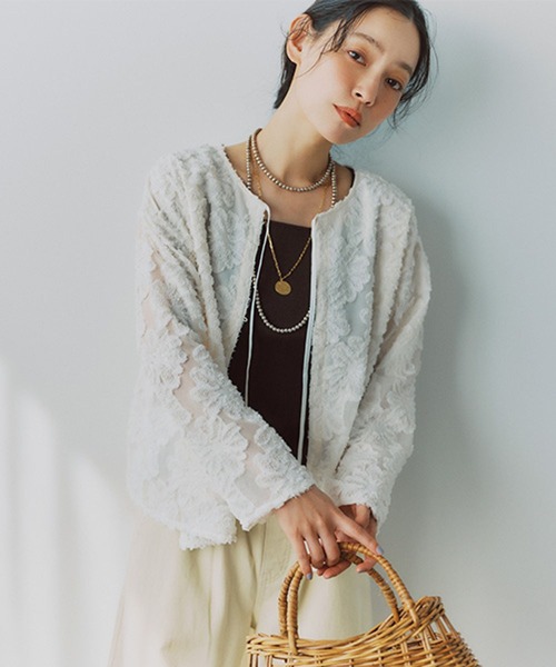 studio CLIP（スタディオクリップ）の「14ゲージスクエアニットタンクトップ[プラスサイズあり]（タンクトップ・レディース・アイボリー/ブラック/ホワイト・ﾌﾘｰ(L)/FREE）」の18枚目の写真