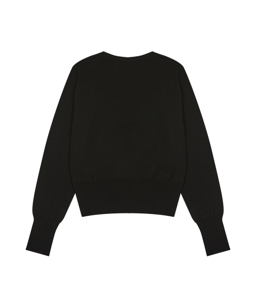 LUVISTRUE(ラヴイズトゥルー)の「LVTR KNIT CARDIGAN(BLACK)(カーディガン/ボレロ・レディース・その他・FREE)」の5枚目の写真