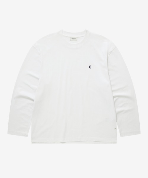COVERNAT(カバーナット)の「SMALL C LOGO LONG SLEEVE(Tシャツ/カットソー・メンズ・ブラック/ライトグリーン/ホワイト・SMALL/MEDIUM/LARGE/X-LARGE)」の1枚目の写真