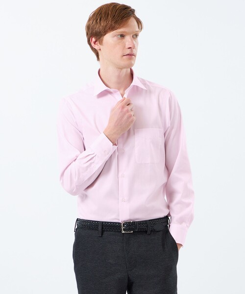 MACKINTOSH PHILOSOPHY(マッキントッシュ フィロソフィー)の「【WEB&一部店舗限定】長袖セミワイドカラー 柄バリエーション(シャツ/ブラウス・メンズ・ブルー系その他3/ピンク/グレー系その他/ピンク系その他3・36/42/40/38)」の3枚目の写真